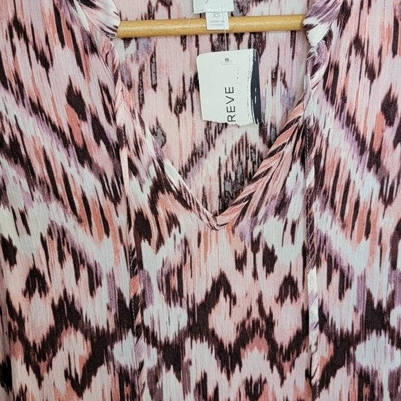 NWT Evereve Roan + Ryan | Clara Ika Tank Blouse in Blush Pink Size XS - Picture 2 of 6